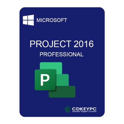 MICROSOFT PROJECT 2016 PROFESSIONAL LICENSE – 1PC