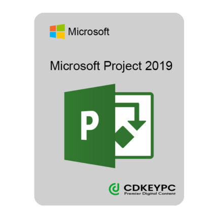 MICROSOFT PROJECT 2019 PROFESSIONAL LICENSE – 1PC