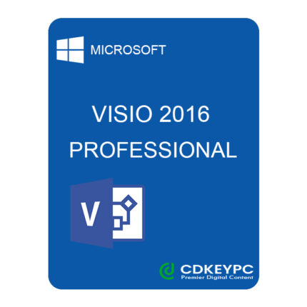 MICROSOFT VISIO 2016 PROFESSIONAL LICENSE – 1PC
